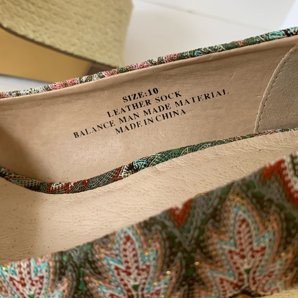 Restricted Peppermint Peep Toe Wedge Bow - Picture 10 of 10